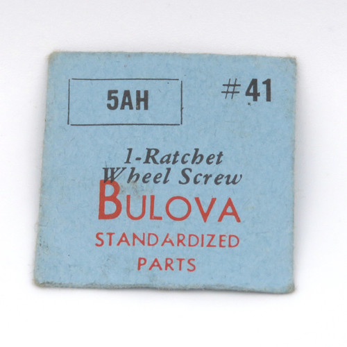 Bulova 5AH Ratchet Wheel Screw Part #41