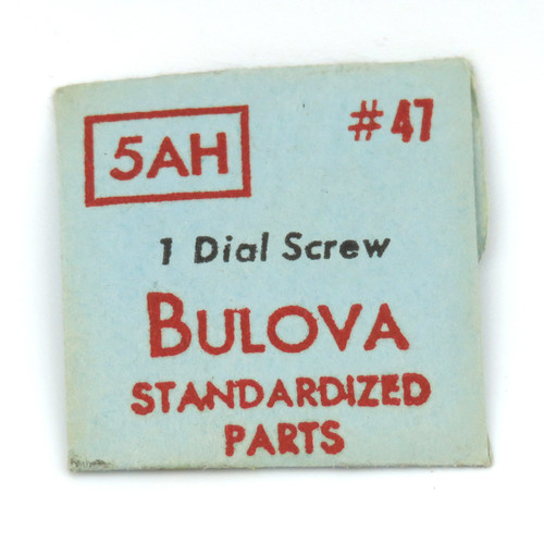 Bulova 5AH Dial Screw Part #47