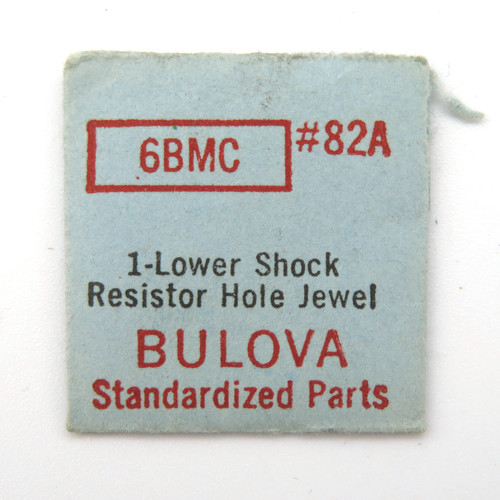 Bulova 6BMC Lower Shock Resistor Hole Jewel Part #82A