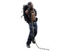 The Walking Dead Michonnes Green Pet Zombie 1:6 Scale Action Figure