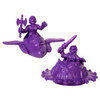 Masters of the Universe M.U.S.C.L.E. Wind Raider and Roton - Purple