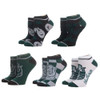 Harry Potter Slytherin 5 Pair Ankle Socks