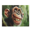 PrimatePalette Jigsaw: Whimsical Chimpanzee Portrait Puzzle