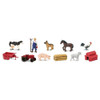 Down on the Farm TOOB® – Mini Farm Animal & Equipment Figure Set