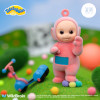 Polyphony Teletubbies Po Flocked 3.5 Inch Figure with Glow-in-the-Dark Scooter