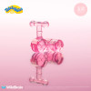 Polyphony Teletubbies Po Flocked 3.5 Inch Figure with Glow-in-the-Dark Scooter