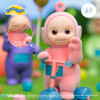 Polyphony Teletubbies Po Flocked 3.5 Inch Figure with Glow-in-the-Dark Scooter