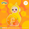 Polyphony Teletubbies Laa-Laa Flocked 3.5 Inch Figure with Glow-in-the-Dark Ball