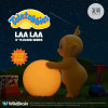 Polyphony Teletubbies Laa-Laa 9-Inch Flocked Vinyl Figure with Glow-in-the-Dark Ball