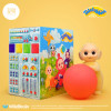 Polyphony Teletubbies Laa-Laa 9-Inch Flocked Vinyl Figure with Glow-in-the-Dark Ball