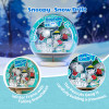 Puremind Peanuts Snoopy Snow Drift Wooden Crystal Ball