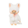 Monchhichi Girl as White Cat Plush Doll