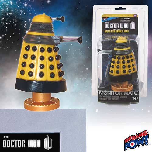 DOCTOR WHO 50TH ANNIVERSARY TARDIS MONITOR MATE BOBBLE FIGURE BBC BIF BANG POW