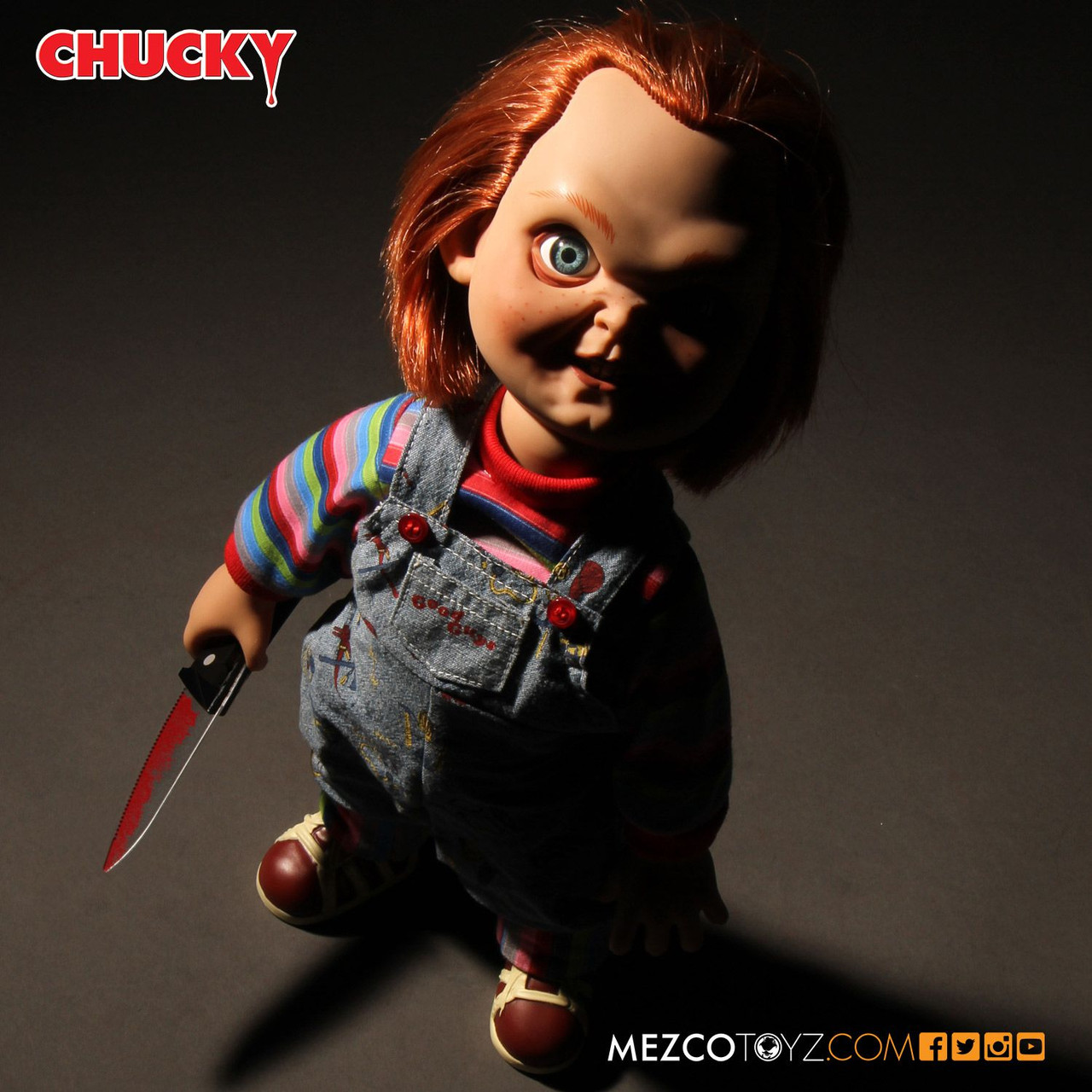 CHILDsPLAY CHUCKY チャッキー ドール Child's Play Sneering Chucky 15-Inch Talking Doll - Buy at Not
