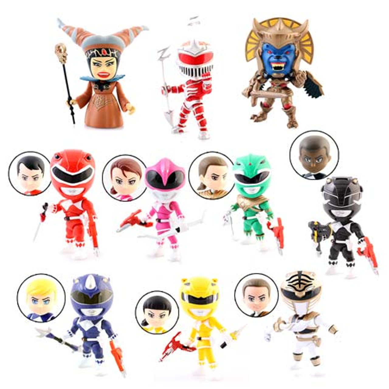 mini power rangers figures