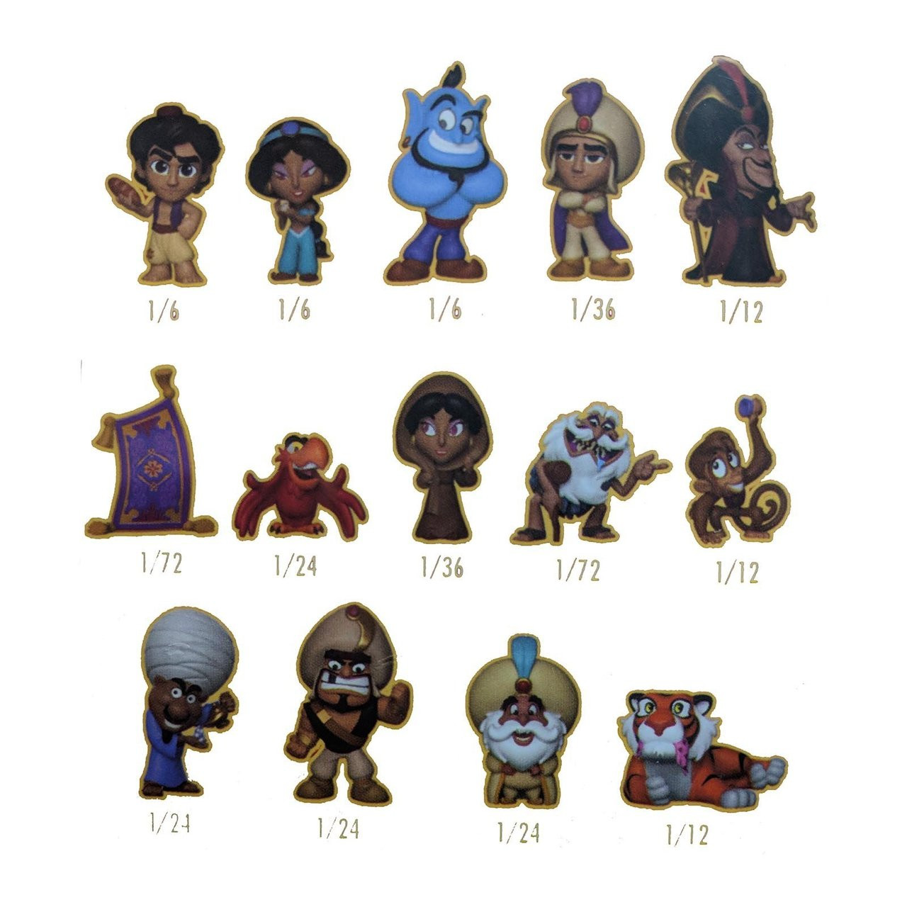 funko mystery minis aladdin