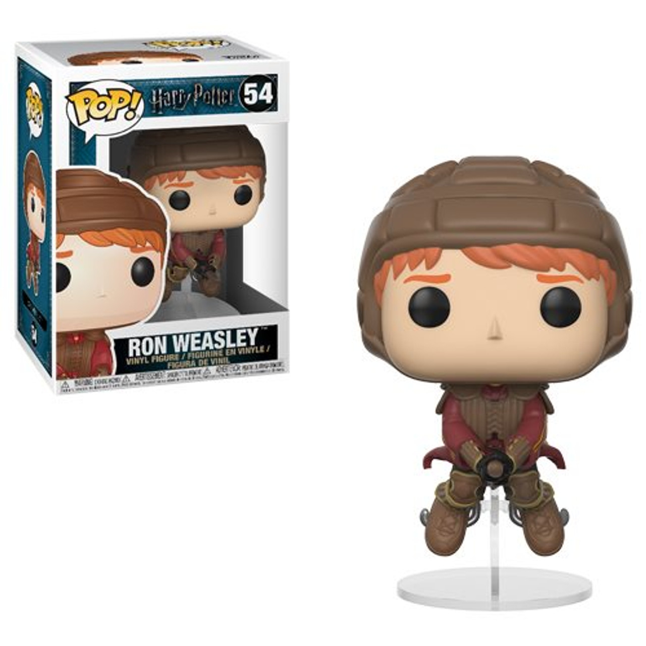 Harry Potter Ron Weasley On Broom Pop Vinyl Figure 54 Buy At Not Just Toyz