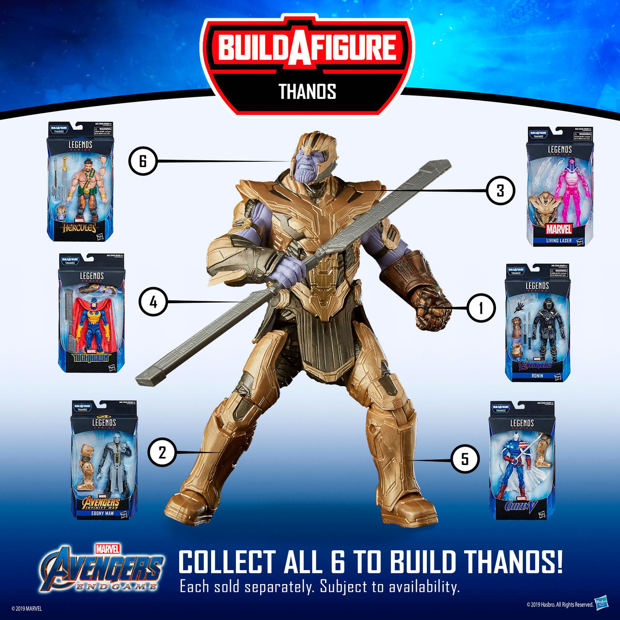 marvel legends series avengers endgame