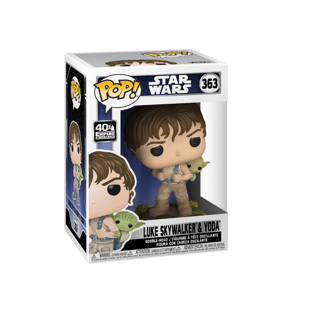 Luke training with Yoda Pop Star Wars Vinyl-FUN46768-FUNKO