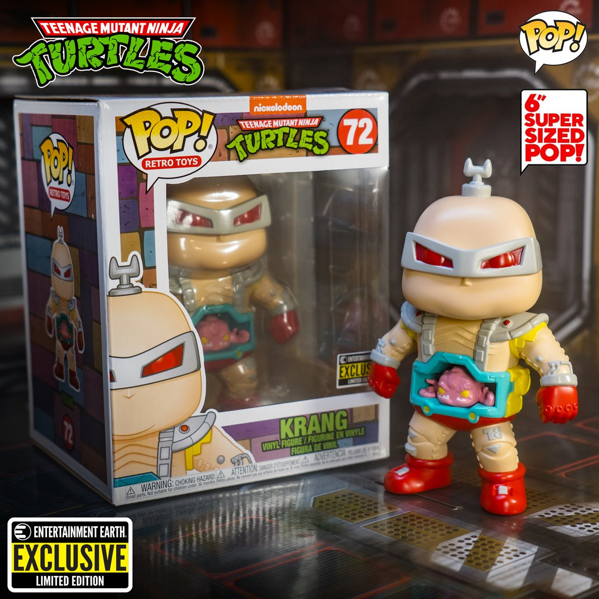 Teenage Mutant Ninja Turtles Krang 6-Inch Pop! Vinyl Figure