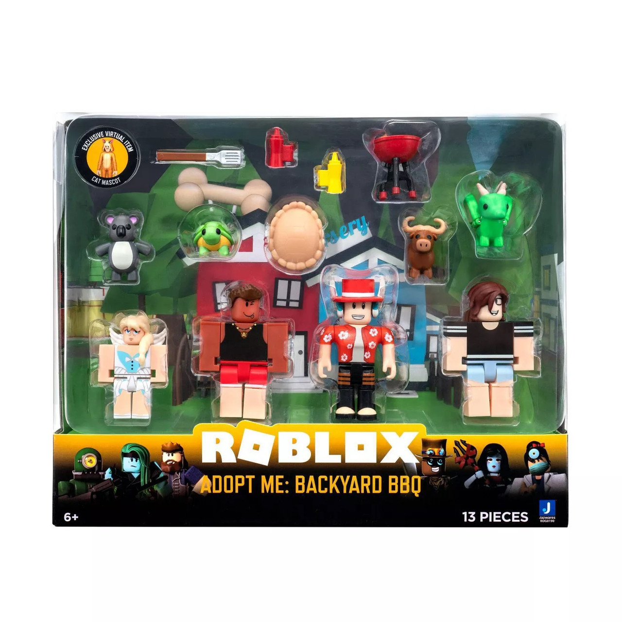 Compre Roblox - Pack Com 4 Figuras - Adopt Me: Backyard Bbq aqui