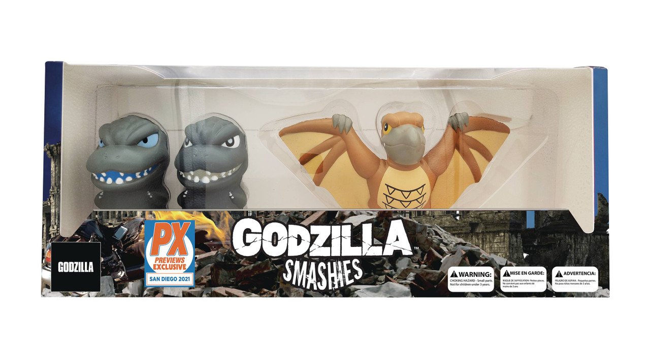 Godzilla Smashies Stress Doll 3-Pack - SDCC 2021 Previews Exclusive - Buy  at Not Just Toyz