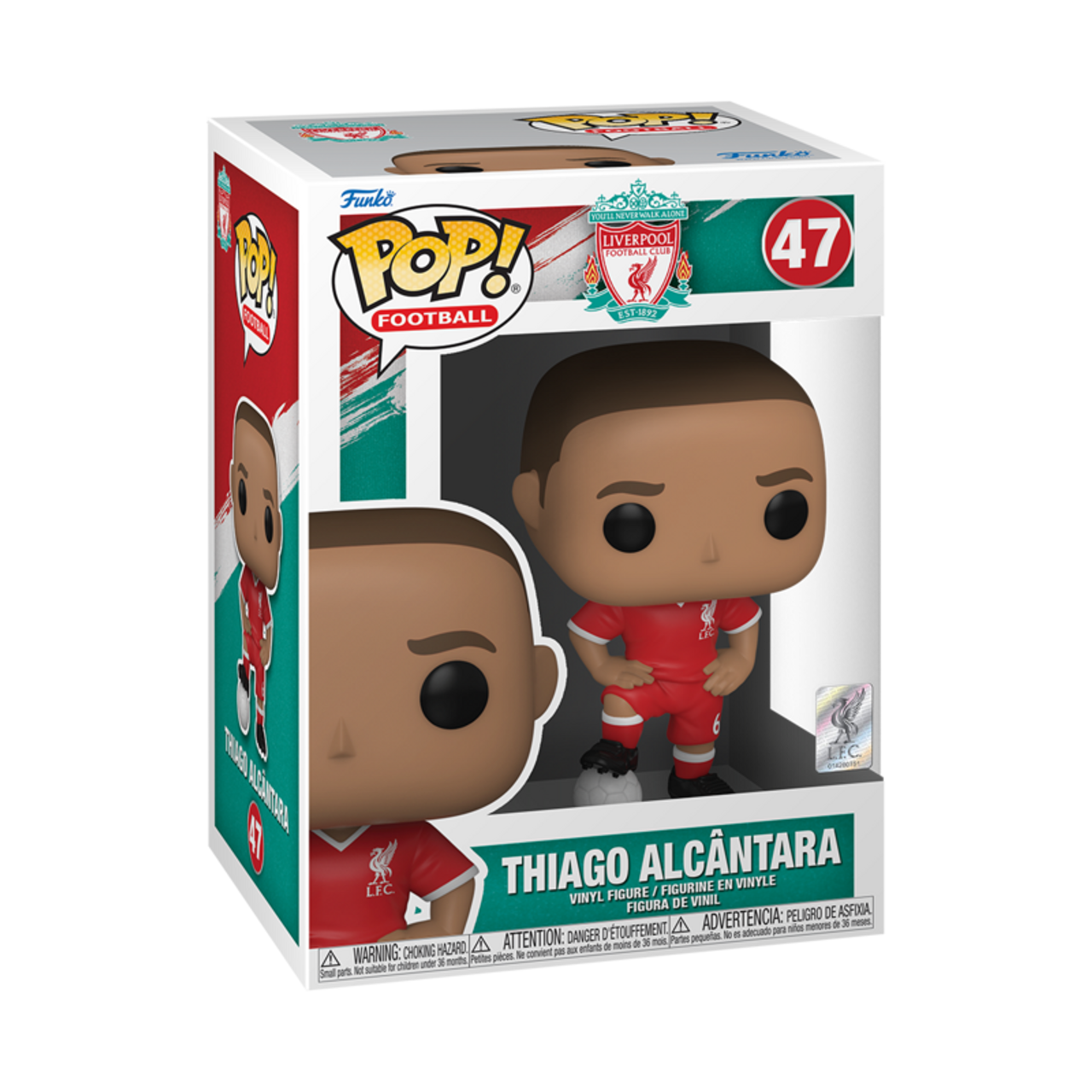 Funko Football Liverpool Thiago Alcantara Pop! Vinyl Figure - Buy at Not  Just Toyz