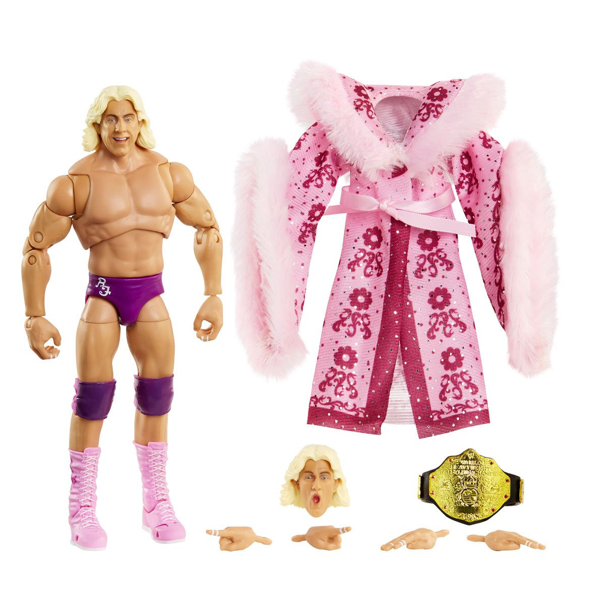 WWE Basic Figura Action Figure Ric Flair – Scala Superstar 6 Pollici – Dettagli Autentici E Articolata