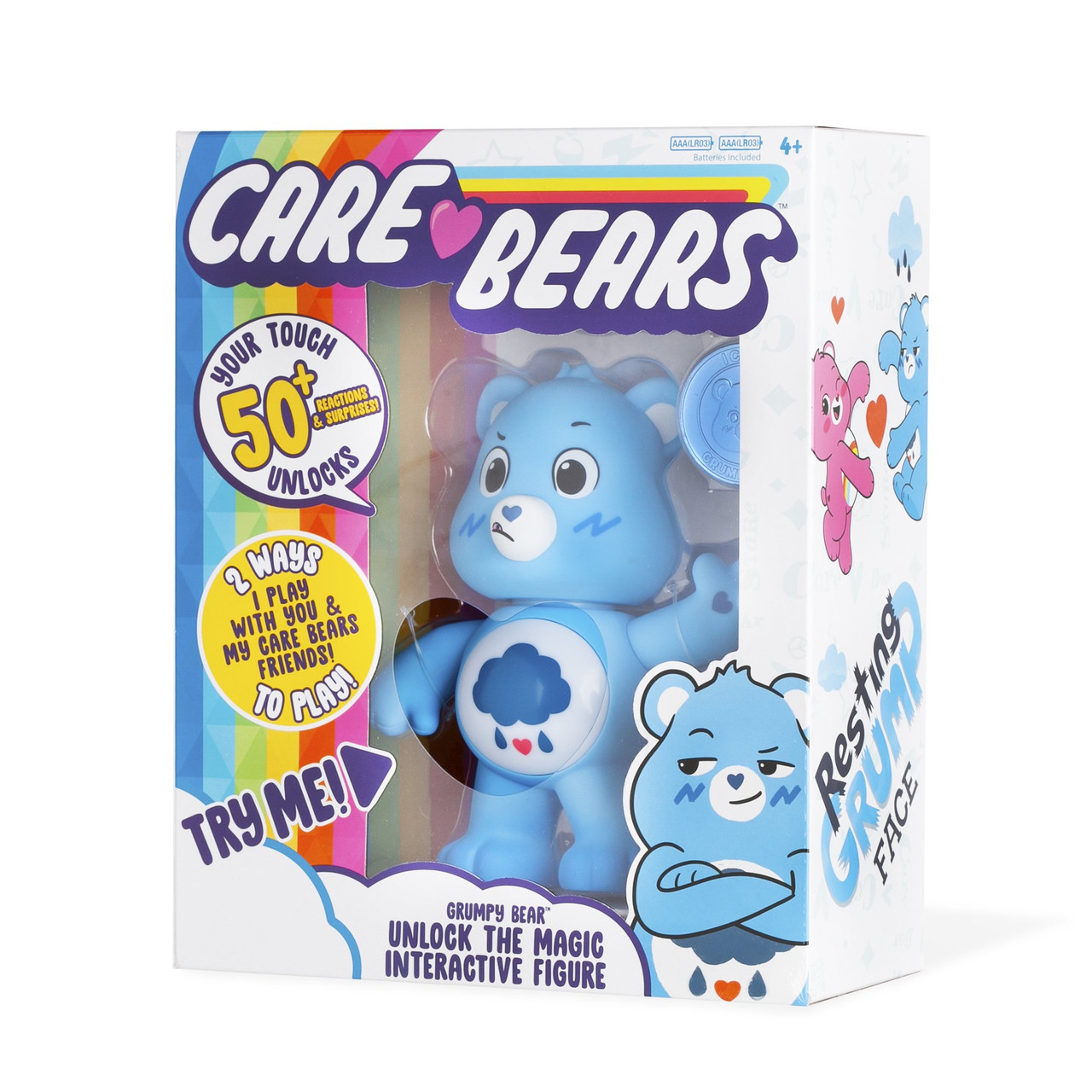 Care Bears - 5 inch Interactive Figure - Grumpy Bear - Buy at Not Just Toyz