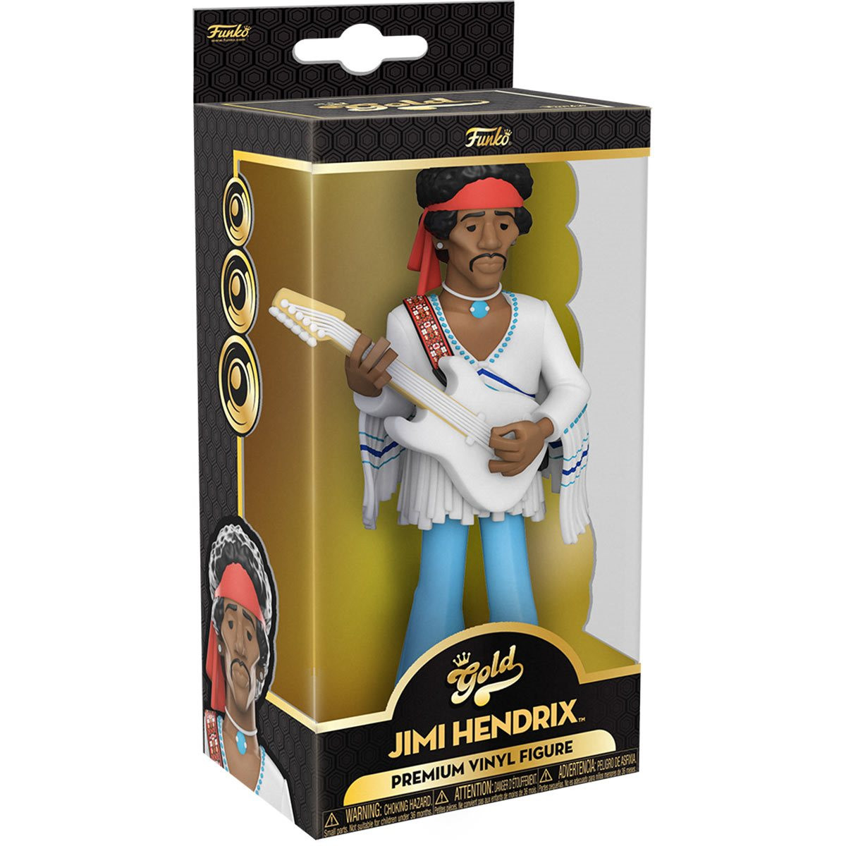 Funko Jimi Hendrix Woodstock 5-Inch Vinyl Gold Figure - Buy at Not