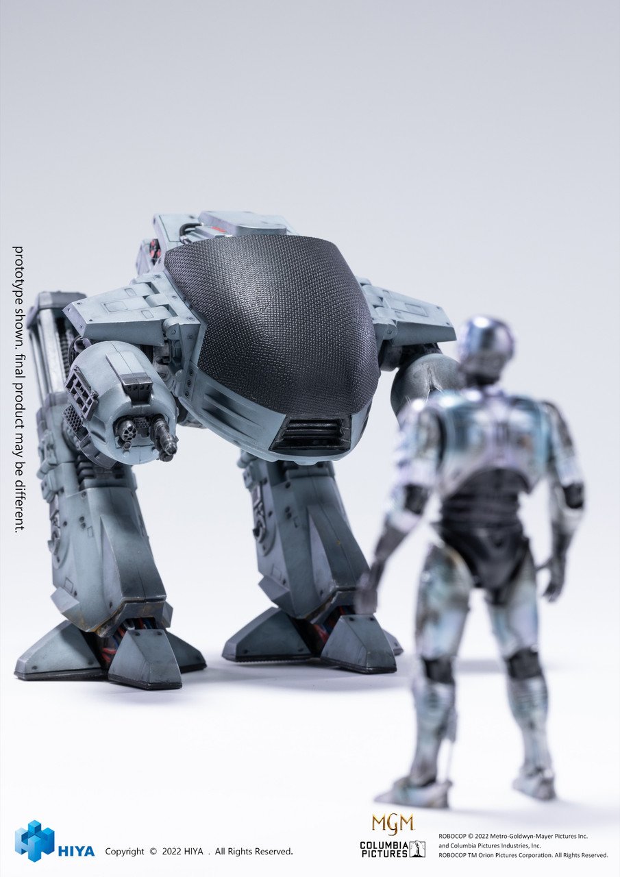 RoboCop ED-209 VS RoboCop Battle Damage 1:18 Scale Action Figure 2