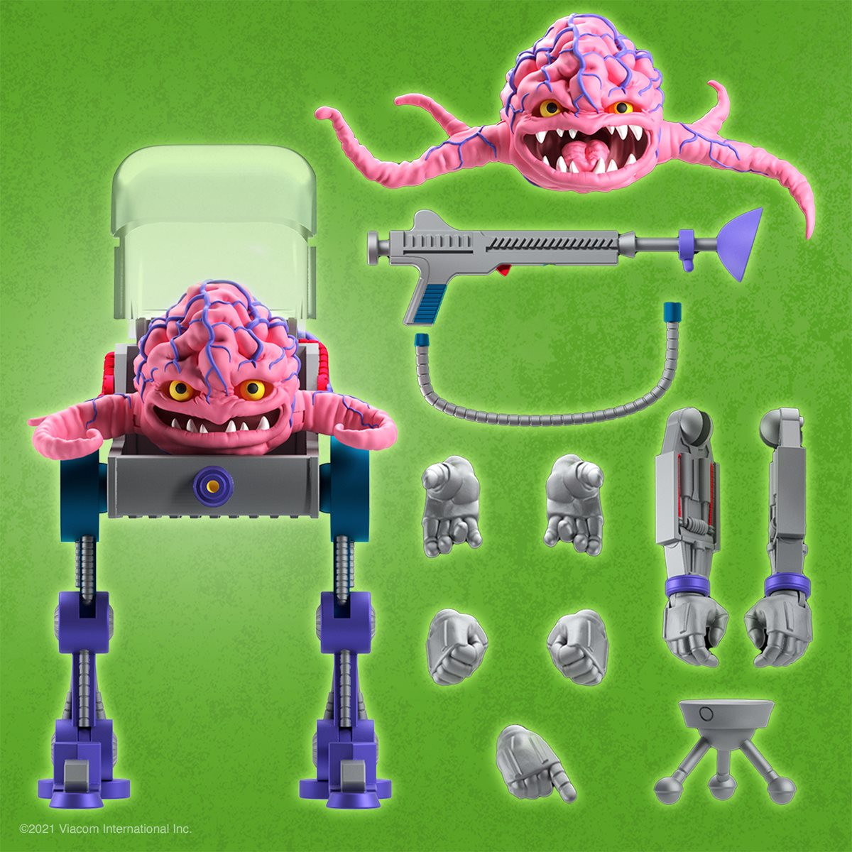 Super7 Teenage Mutant Ninja Turtles Ultimates Krang 7-Inch Action