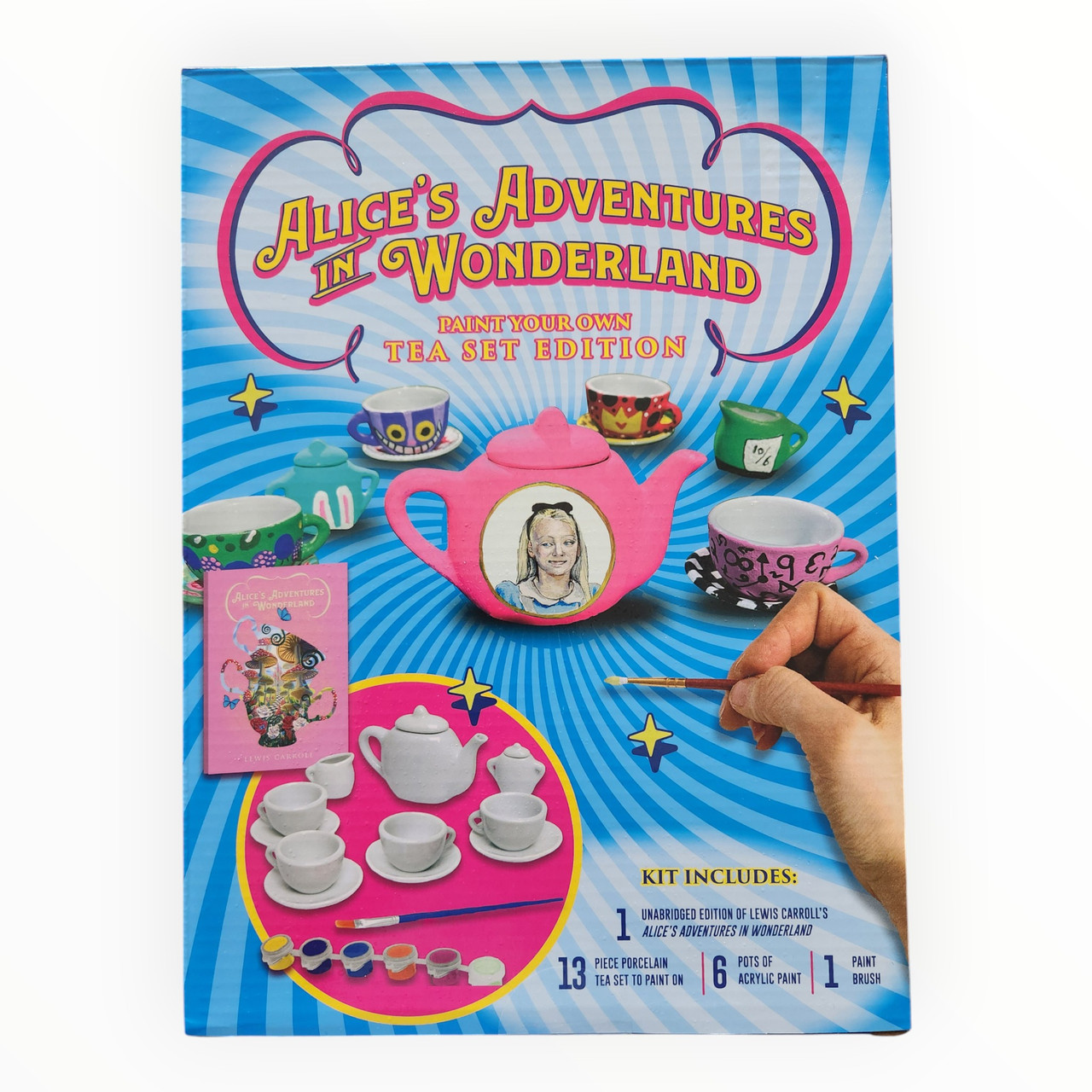 Alice's Adventures In Wonderland Classic Edition & Tea Set - Buy
