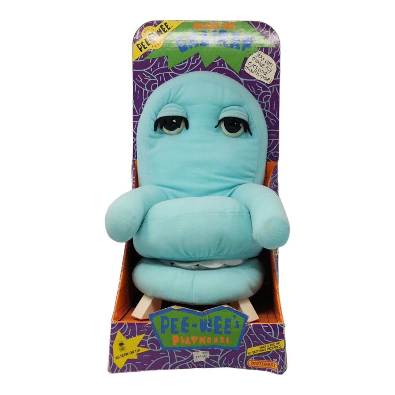 Vintage 1988 Matchbox Pee-Wee Herman's Pal Chairry 15 Inch Plush