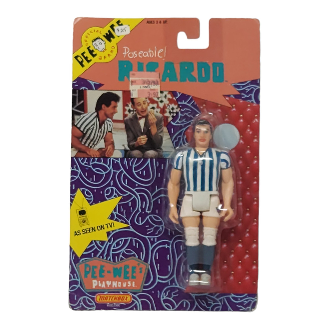 Vintage 1988 Pee-Wee Herman Ricardo Action Figure | Collectible