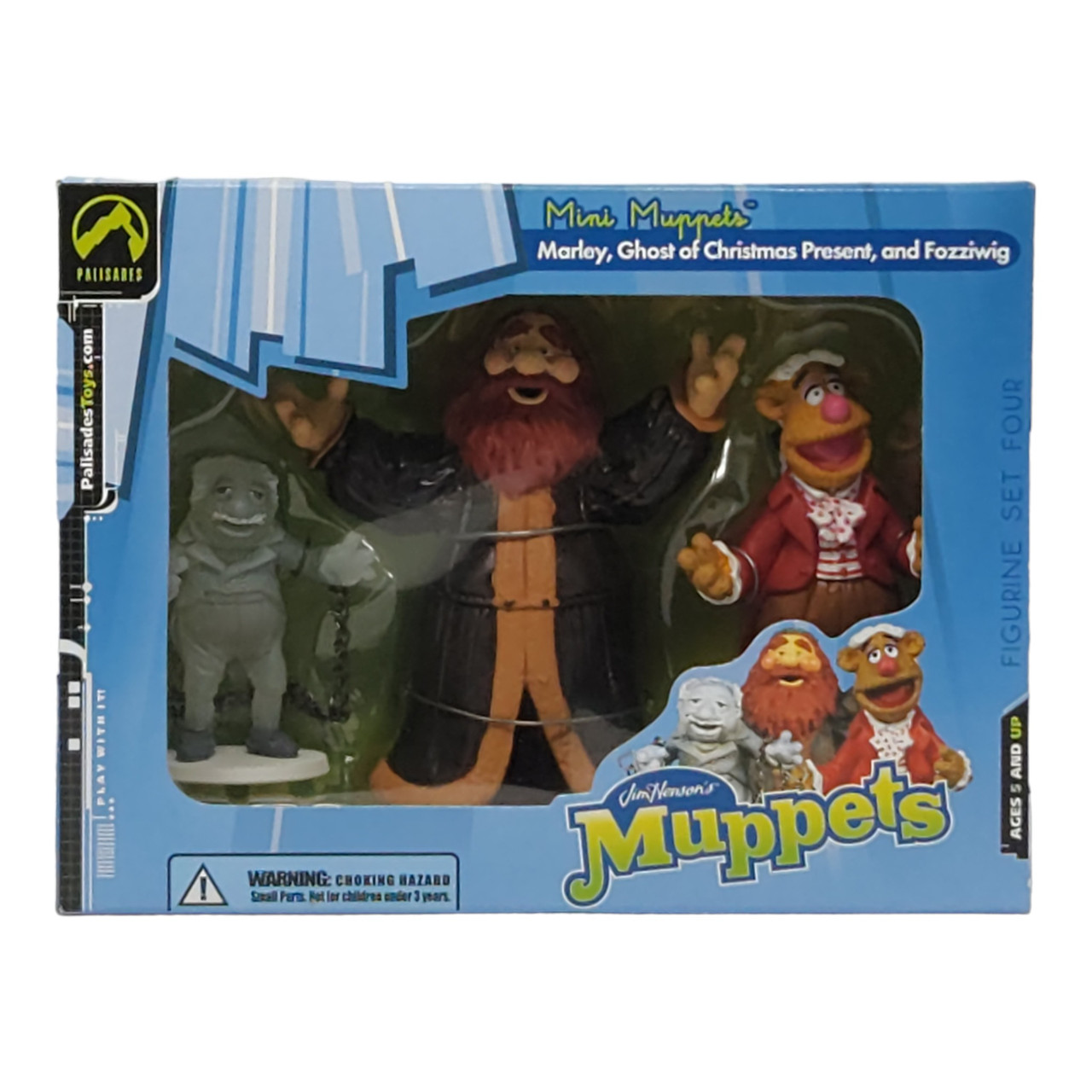 Collectible Mini Muppets Figurine Set Four with Marley, Ghost of