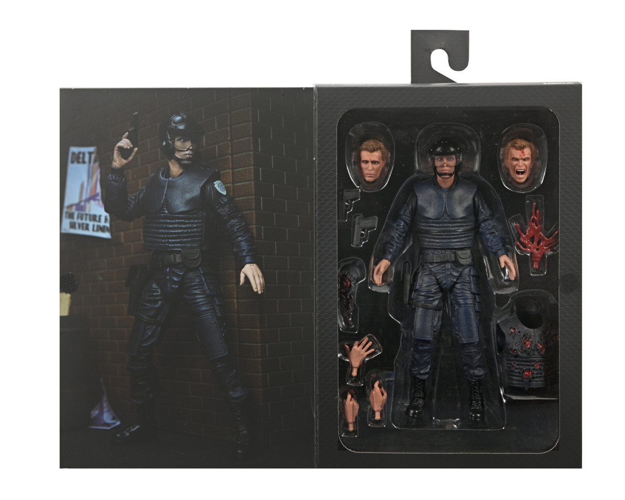 NECA [ロボコップ]AlexjMurphy BATTLEDamage!VER NECA 7-Inch Ultimate Battle-Damaged RoboCop with Chair and