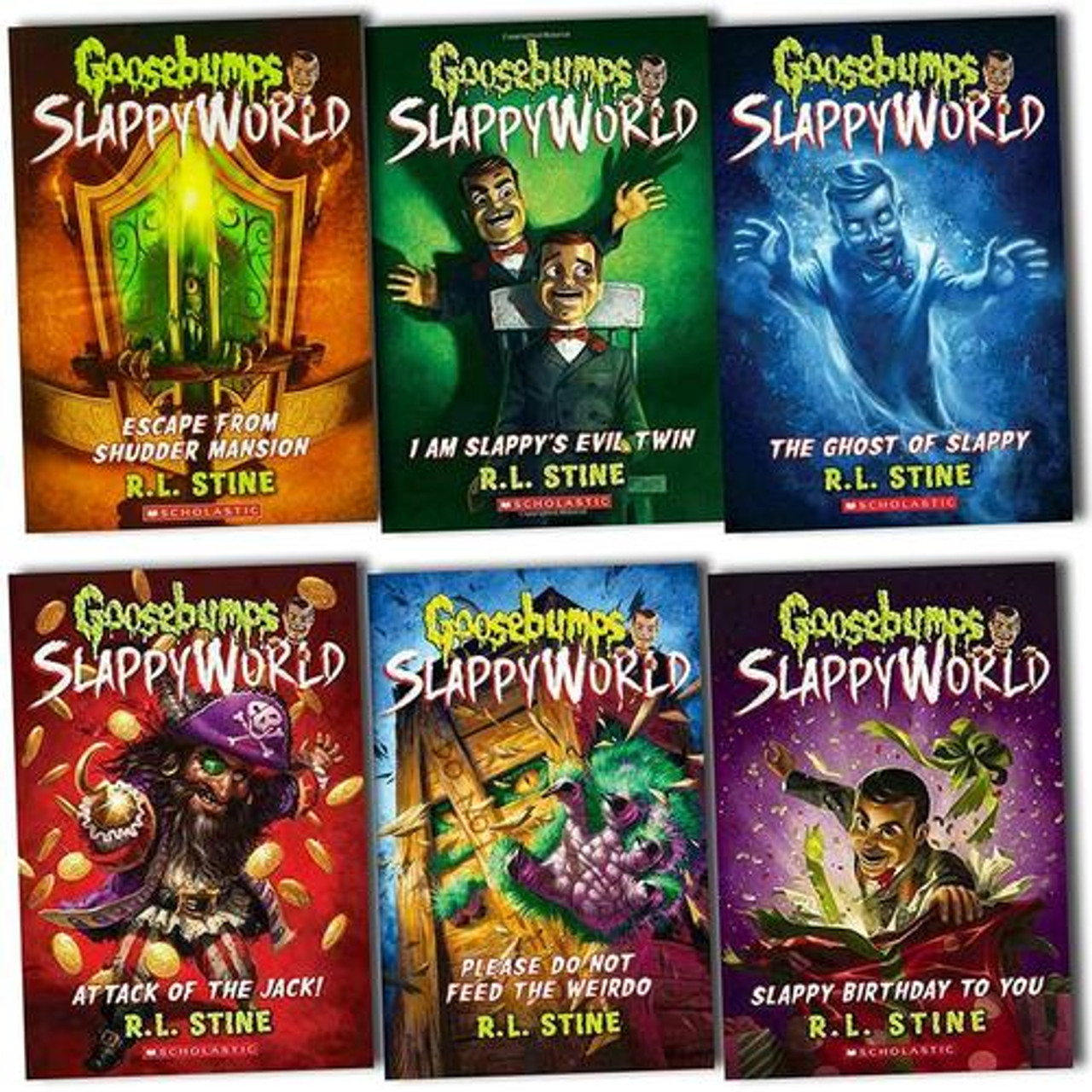 Goosebumps Slappyworld Series by R.L. Stine - 6 Books