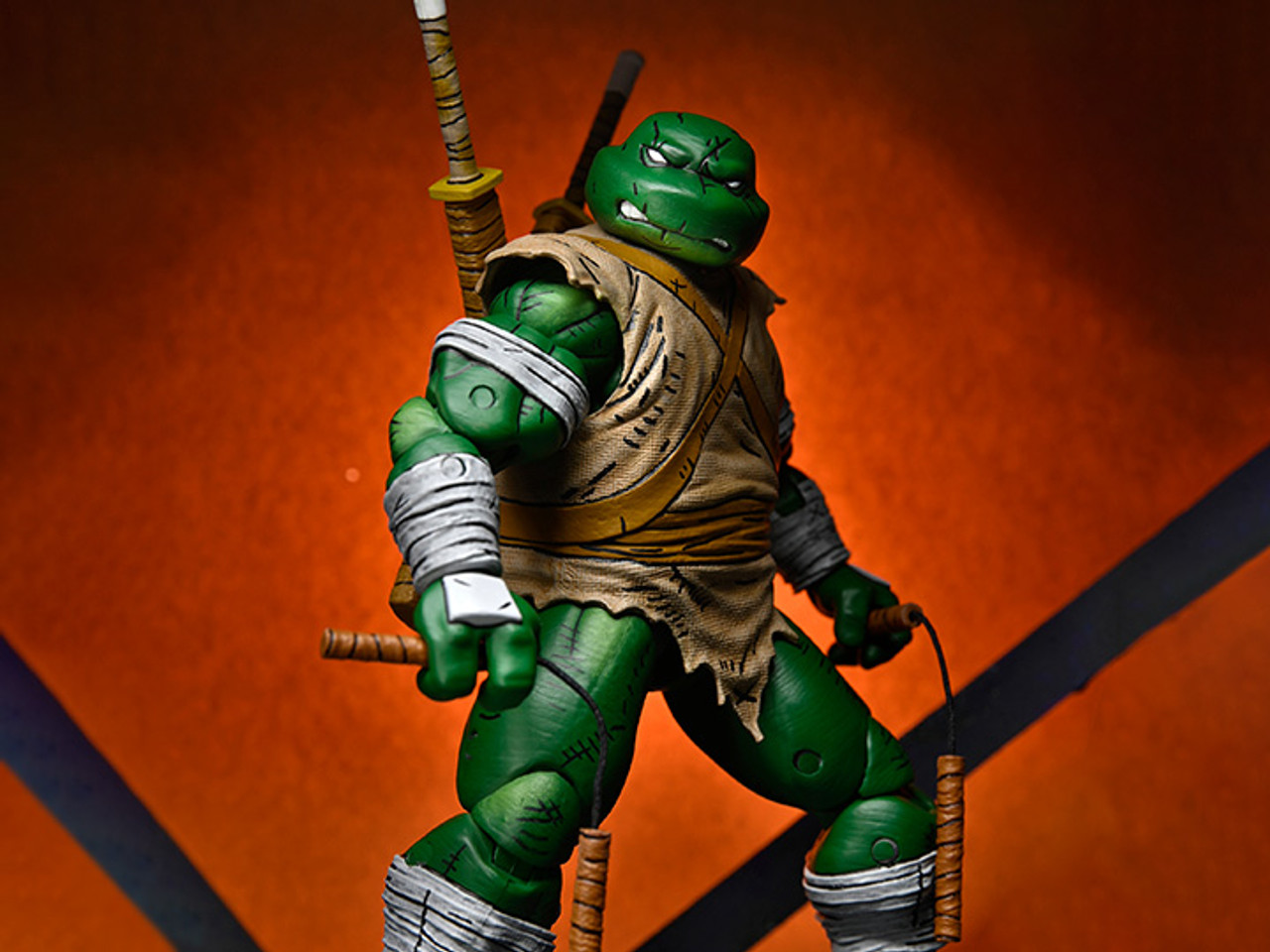 NECA TMNT Michelangelo The Wanderer (Mirage Comics) Action
