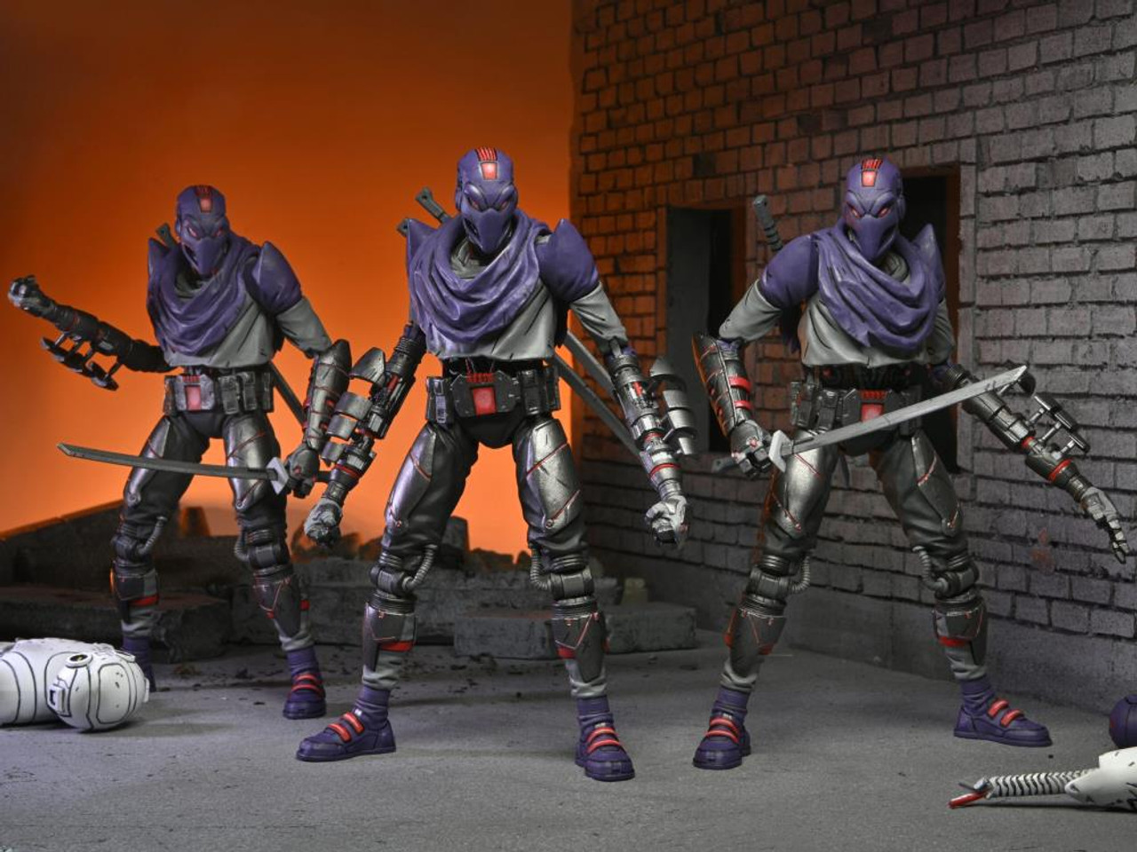 NECA TMNT The Last Ronin Ultimate Foot Bot Action Figure