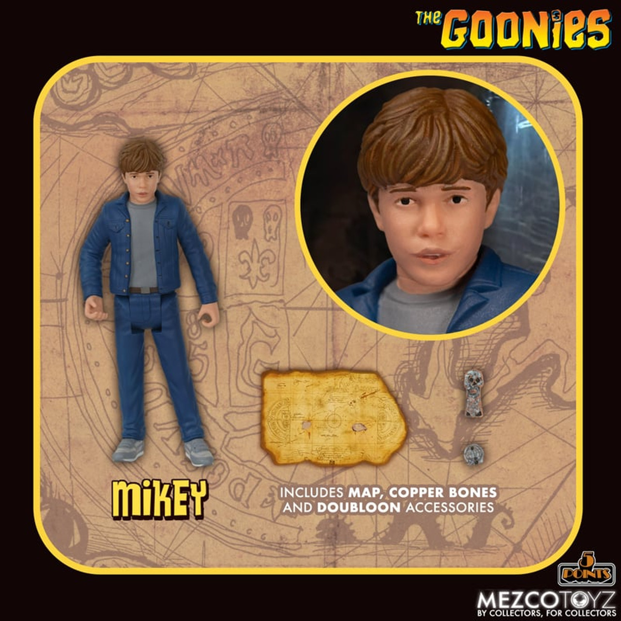 Mezco Toyz 5 Points The Goonies Figure Set | Movie Collectible