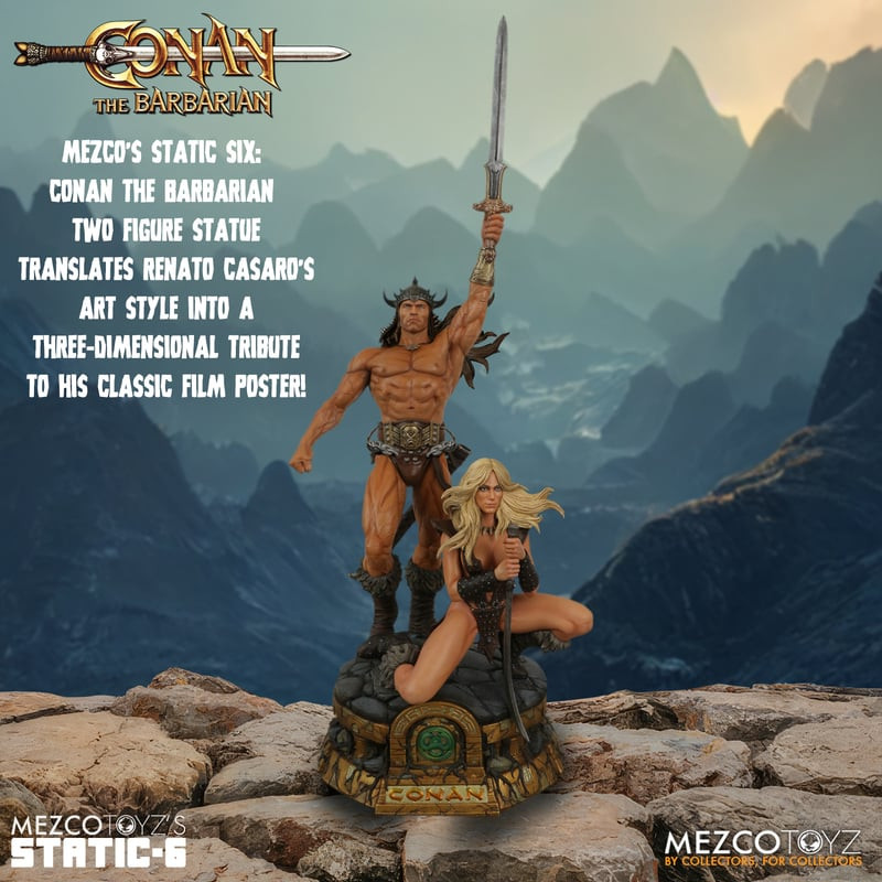 Mezco Toyz Conan the Barbarian (1982) Static-6: 1:6 Scale Figure