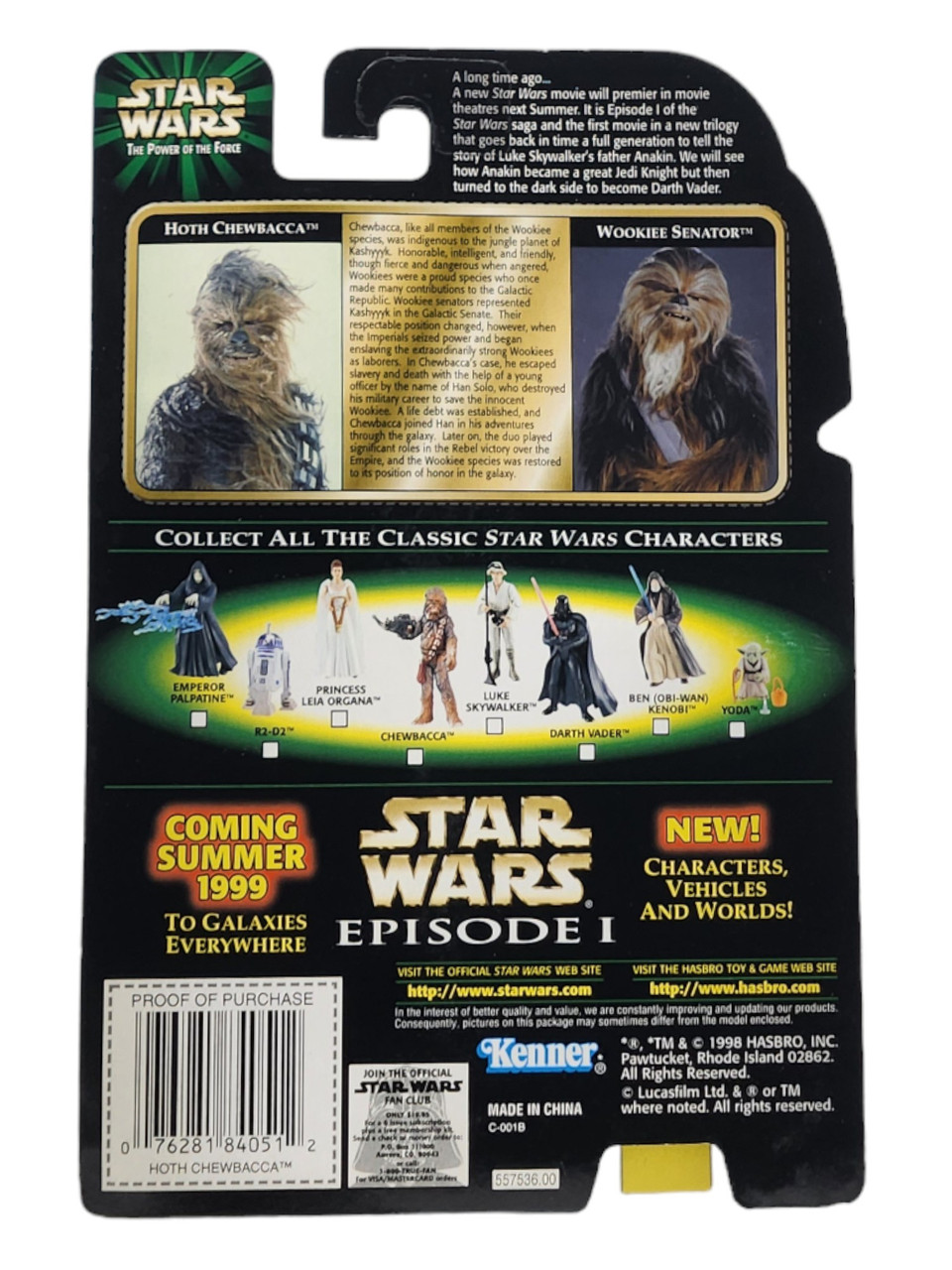 Hasbro Star Wars POTF Hoth Chewbacca Action Figure - Collectible Toy
