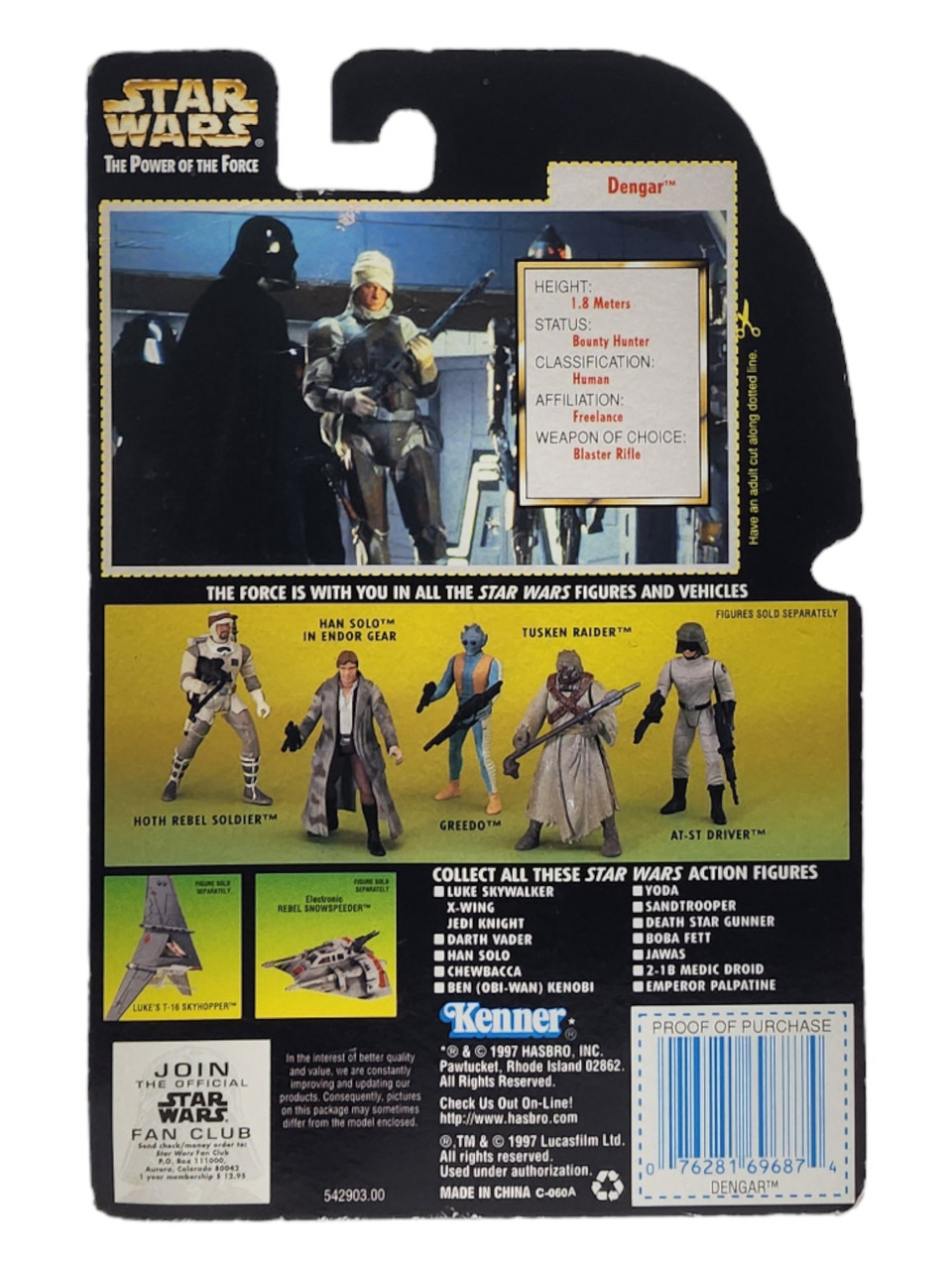 Kenner Star Wars POTF Dengar Action Figure - Collectible Toy