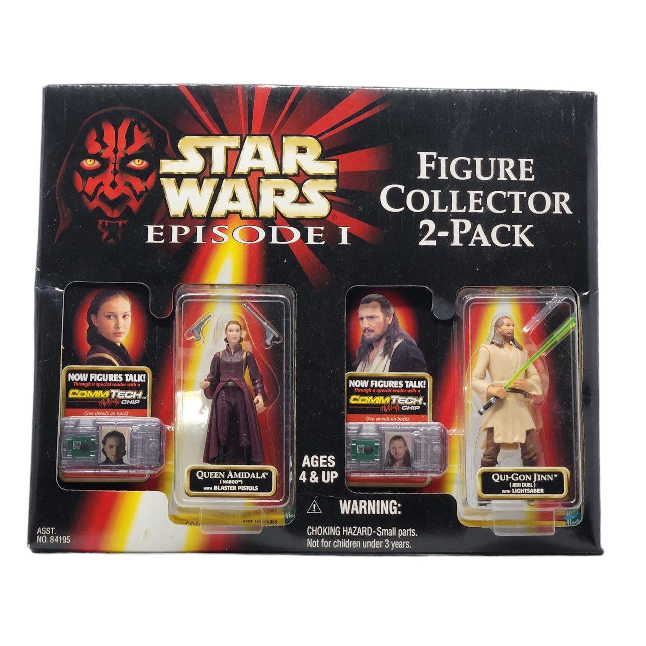 Hasbro Star Wars Episode 1 Queen Amidala & Qui-Gon Jinn Action 