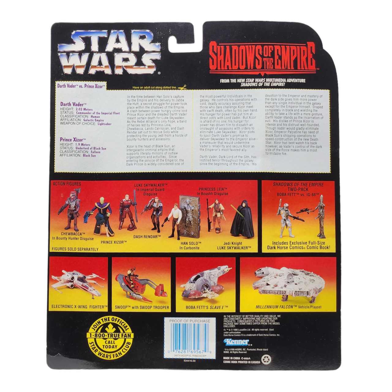Kenner Star Wars Shadows of the Empire Prince Xizor vs. Darth