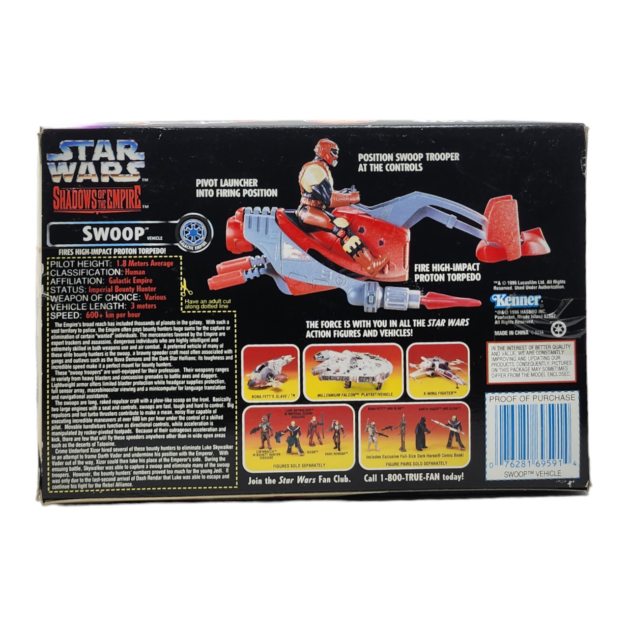 Kenner Star Wars Shadows of the Empire Swoop - Vehicle Set