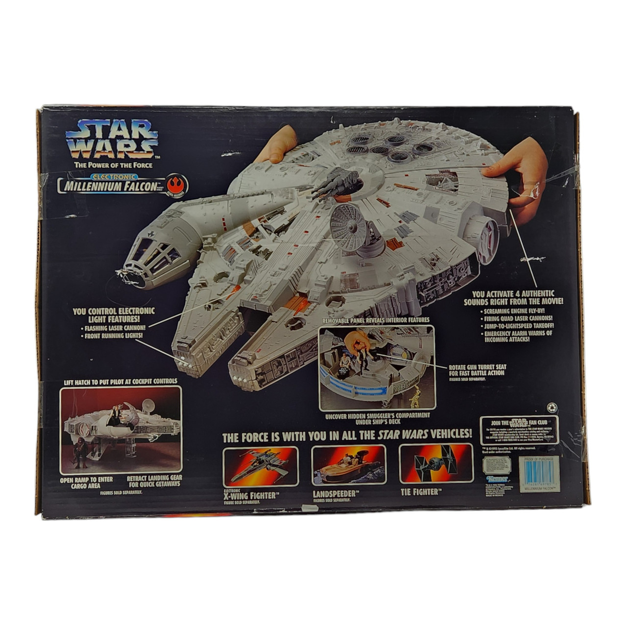 その他 Star Wars Electronic Millennium Falcon 1995 Star Wars Electronic Millennium Falcon With Box | eBay