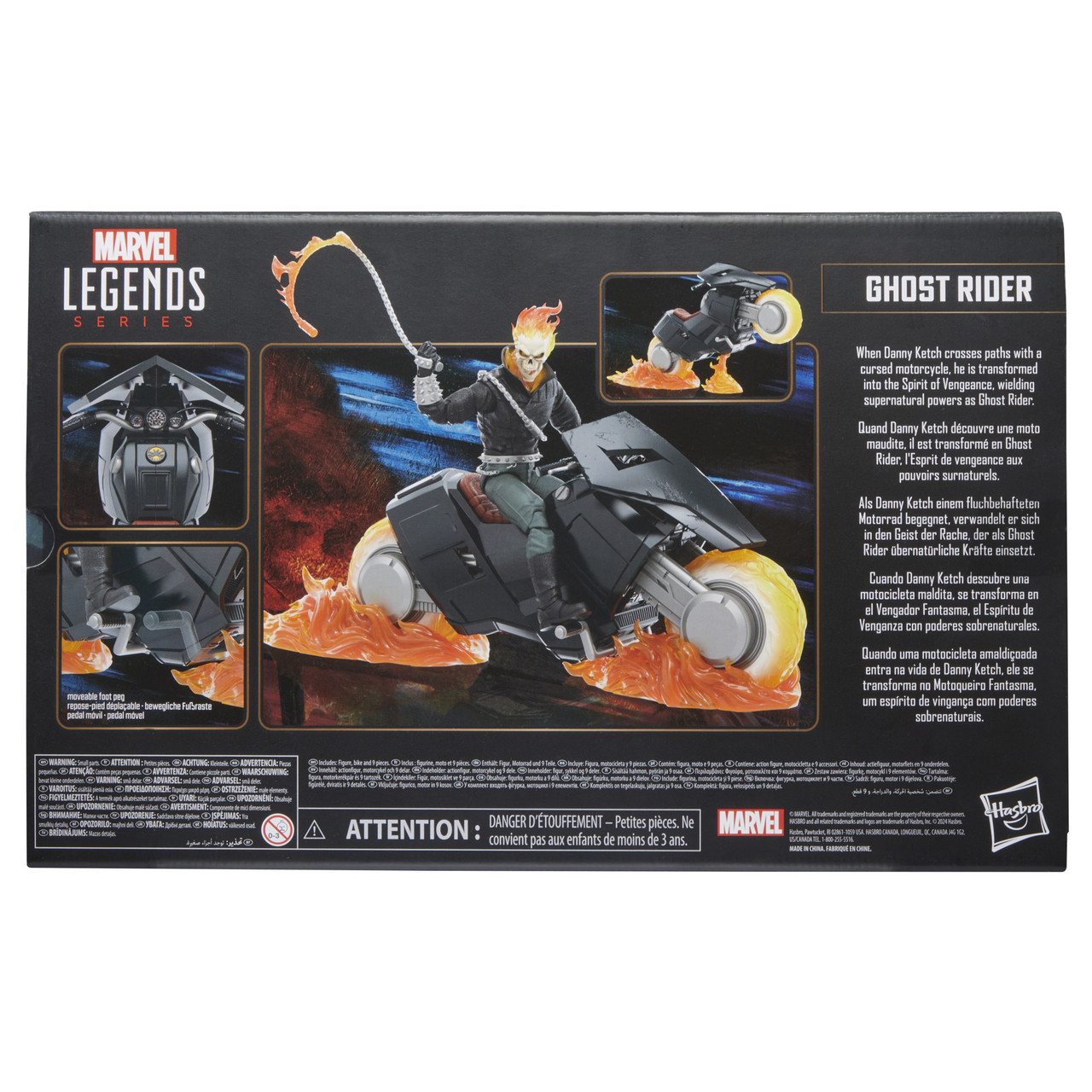 Marvel Legends Series Ghost Rider (Danny Ketch) with Motorcycle