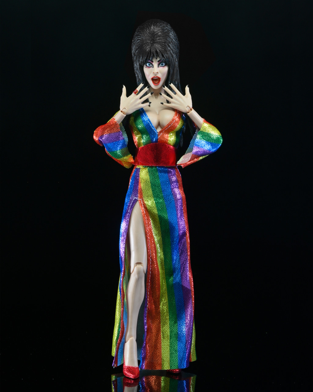 NECA Elvira Over the Rainbow 8-Inch Clothed Figure | Unique